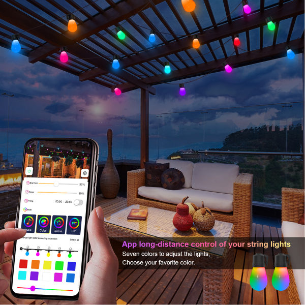 S14 Bluetooth Color Chasing String Light