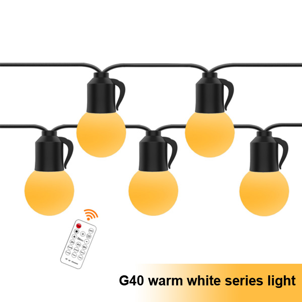 G40 Outdoor Christmas Decorative Light Bulb String Lights
