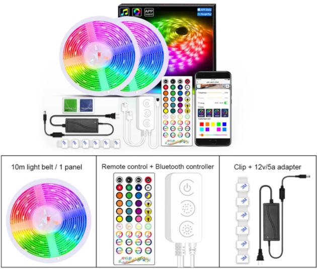 5050 RGB Bluetooth Music LED Strip