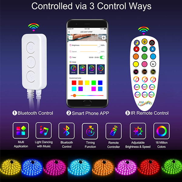 Bluetooth Music Dream Color Chasing LED