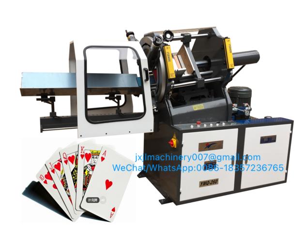 YMQ260 Automatic Hydraulic Trademark Die-Cutting Machine Automatic Playing Cards Cutting Mach