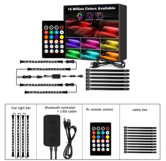 RGB Car LED Strip Light