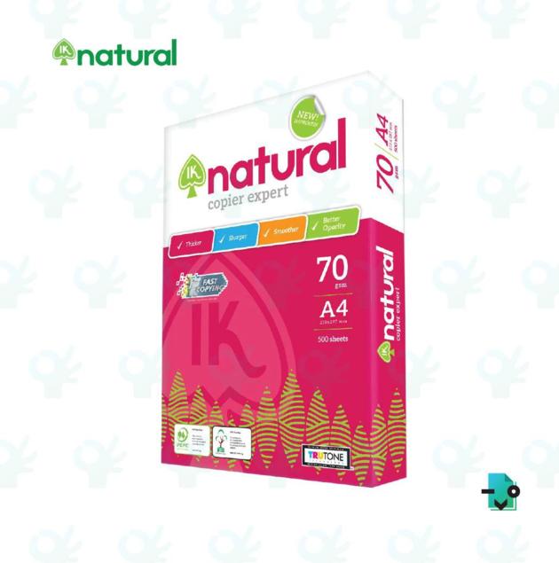 IK Natural A4 Paper 70GSM 80GSM