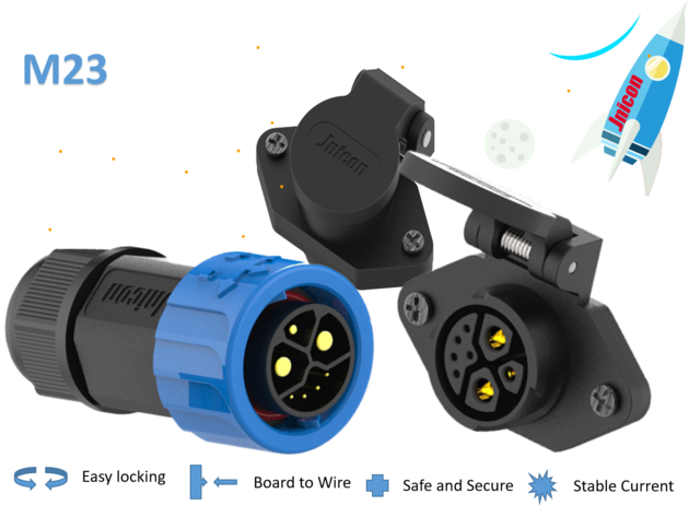 Waterproof Data Connector 5 Pin Push