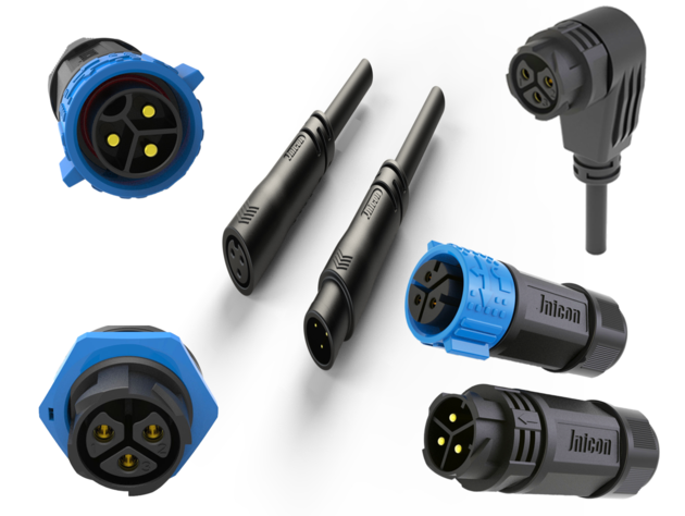 Waterproof Data Connector 5 Pin Push