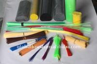 HQ001 house straight solid recycled PET stretch yarn/polyester PET filament fiber/brush monofilament