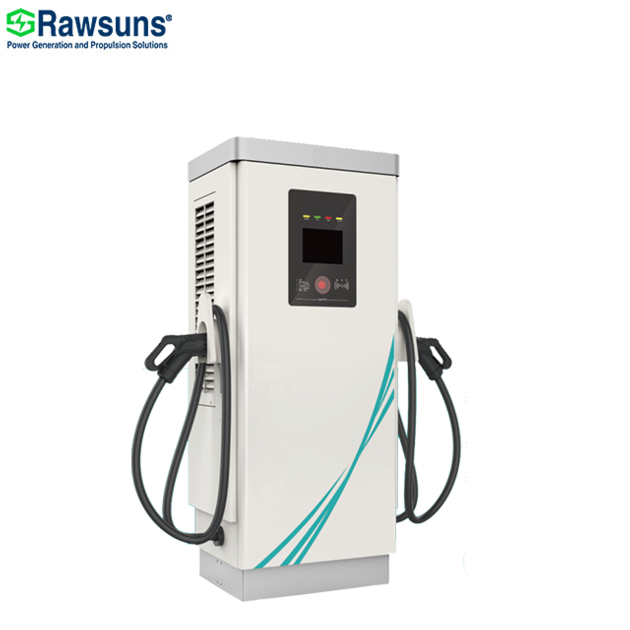 80kw 2 guns car battery charger GB/T NB/T standard dc fast charging stand station for public electri