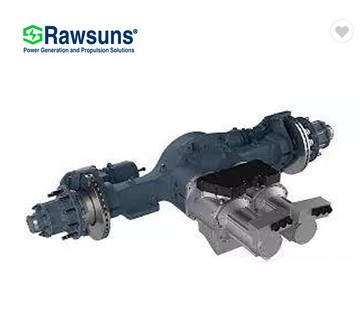 105KW traction motor driving axle electric vehicle transaxle system for bus truck 