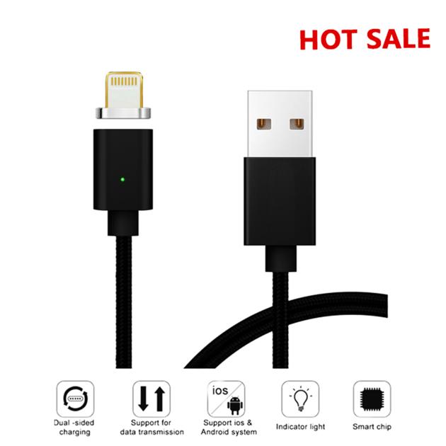 magnetic charging cable Fast Date Micro USB Type C Cable Lightning cable For iPhone and Android 