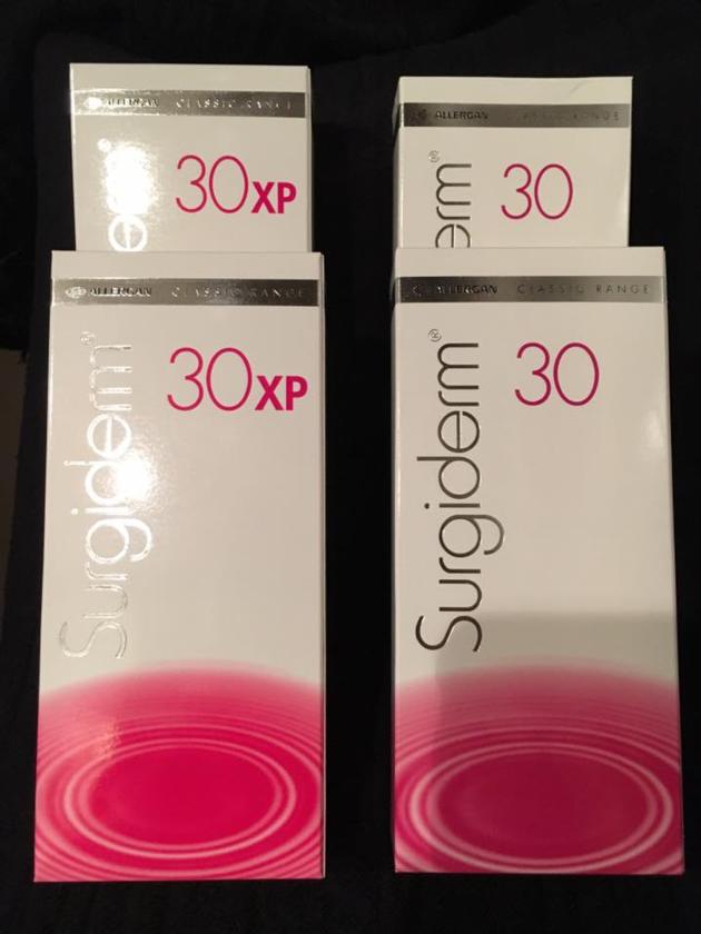 Surgiderm 24 and 30 0.8 ml 2 pre-filled syringe 