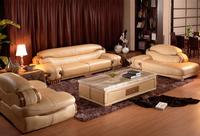 Classic Genuine Leather Sofa (A156)