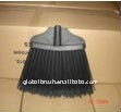 HQ0199 cheap black color firm & durable PP garden broom/outdoor broom/big angle broom W/ hard strong