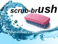 HQ8102 cheapest & mini home cleaning brush/laundry brush/floor scrubber,rose color