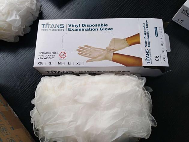 Vinyl Disposable Examination Glove