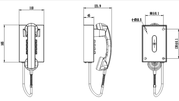 Joiwo Emergency Jail Phone For Prison