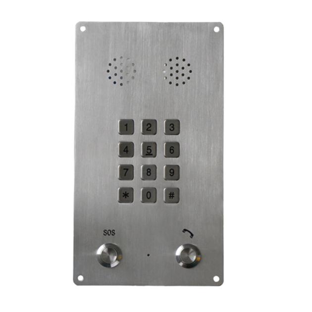 Handsfree Telephone for elevator and cleanroom