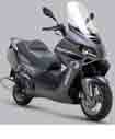 YY250T   Four-Stroke, Gasoline-powered Motor Scooter, Available with Electric Starting System