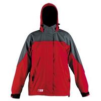 Women's Red Windbreaker Jacket Clothing