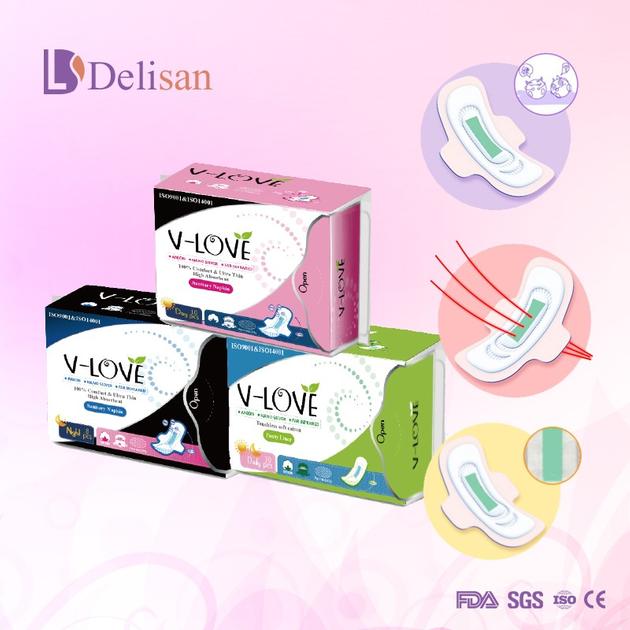 V-love anion sanitary napkin