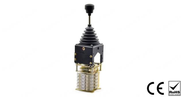 RunnTech Single-axis Industrial Joystick 5 Steps for Mail or Aux Hoist , Bridge and Trolley