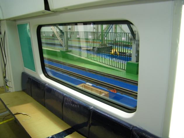 Fiberglass Train Interior