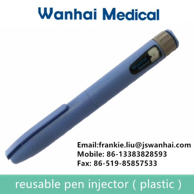 Plastic injection pen insulin 