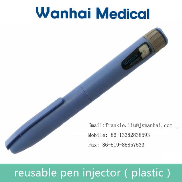 Plastic injection pen insulin 