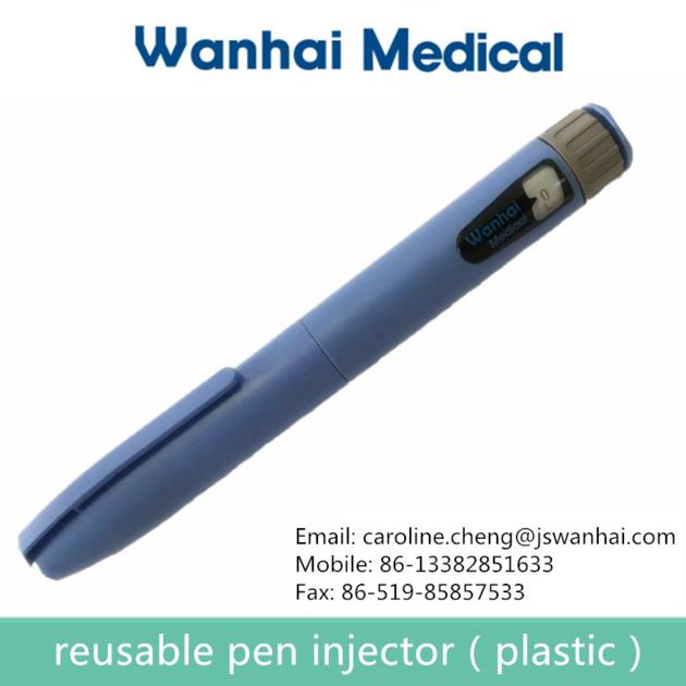Plastic diabetes insulin pen