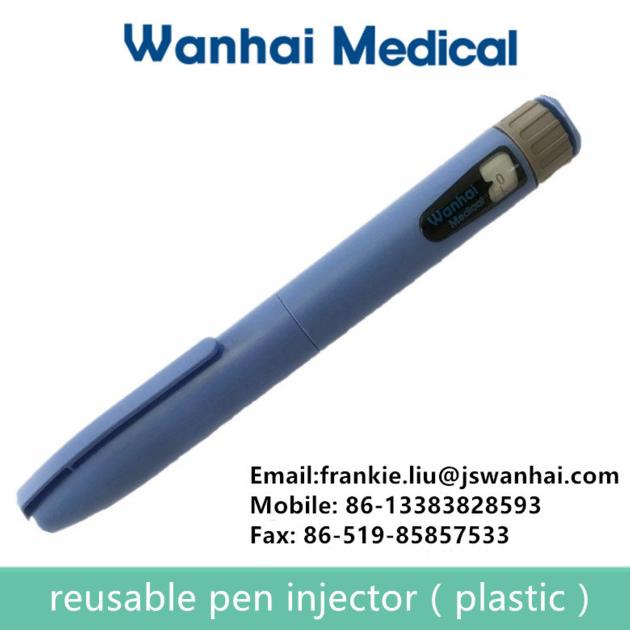 Plastic injection pen insulin 