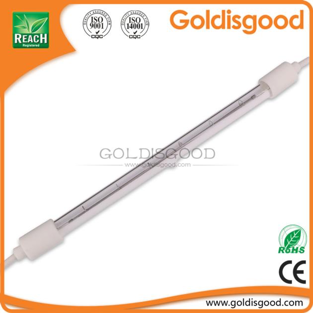 400V 2500W short wave white reflector infrared heating lamp for PET blowing machines 