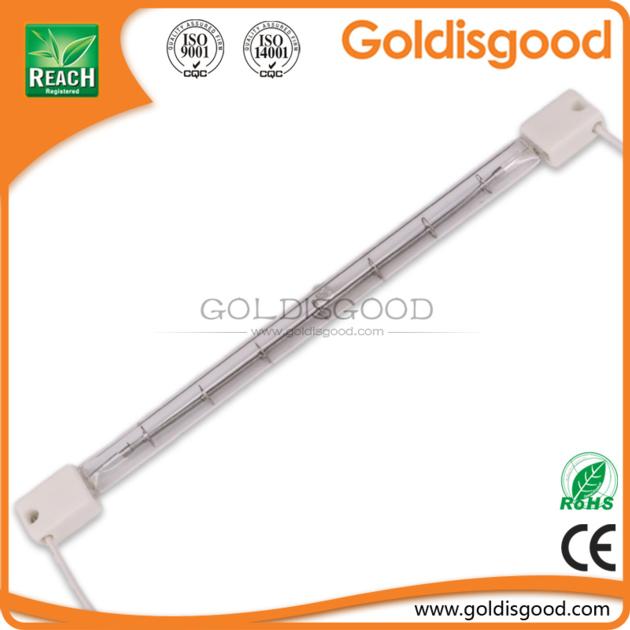 1000w Infrared quartz halogen heating lamp 