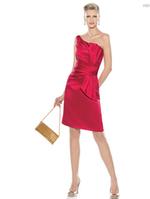 Customize cocktail one shoulder fashionable party evenind dress E6921