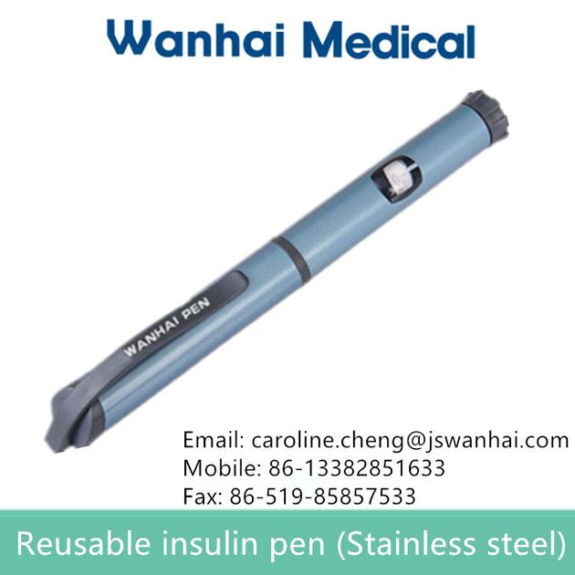 Mental injection pen 