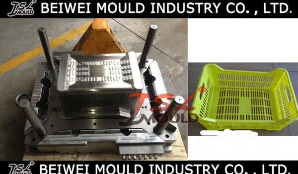 Injection plastic fruit vegetable fish crate mould