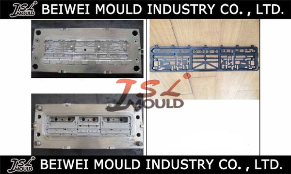 plastic car licence plate frame mould