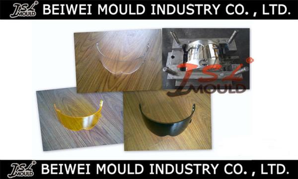 Injection plastic helmet face shield visor mould
