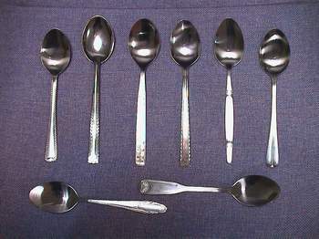 Sell a very big stock lot of stainless steel table spoons