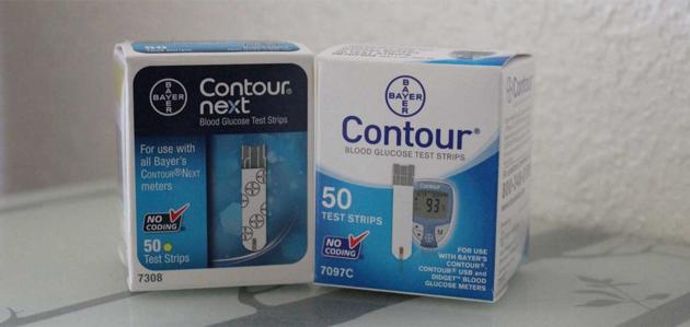 Original Bayer Contour Strips Next Test Strips 