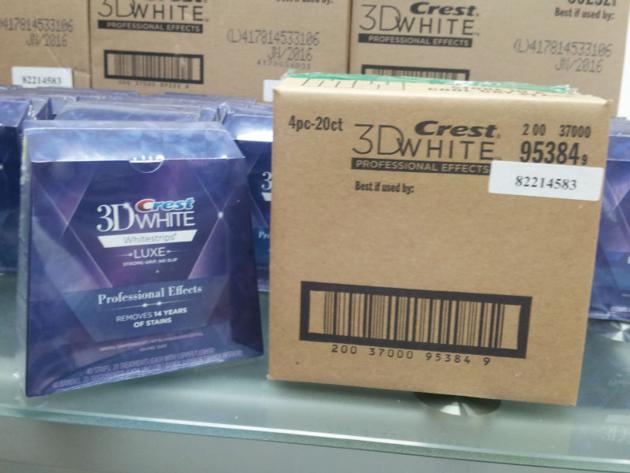 quality Crest 3D White Luxe Whitestrips Professional Effects White Teeth Whitening for wholesale