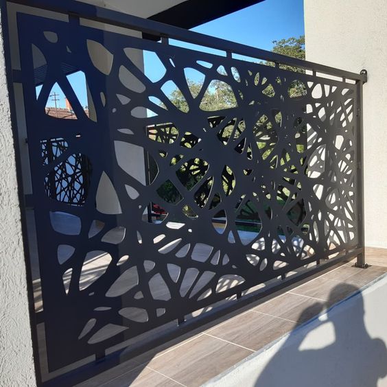 wrought iron fence