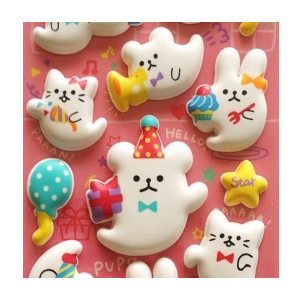 Kawaii 3D Pop up Sticker Supplier