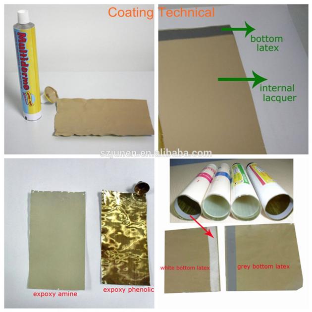 Offset Printing Aluminum Hair Dye Tube