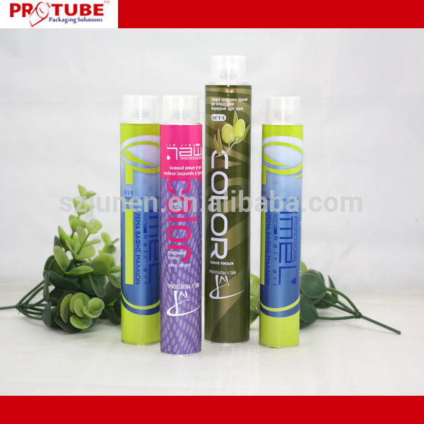 Aluminium Collapsible Hair Color Cream Packaging