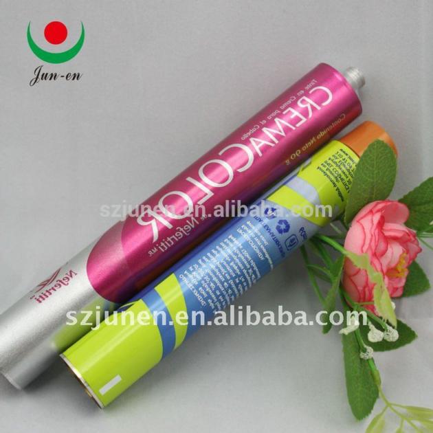 Aluminum Empty Tube for Hair Dye