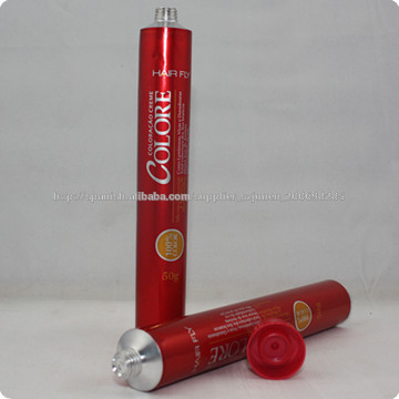Aluminum Collapsible Hair Color Tube Packaging