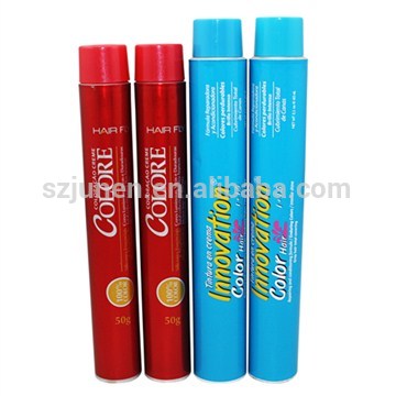 Personalized Aluminum Hair Color Dye Tube