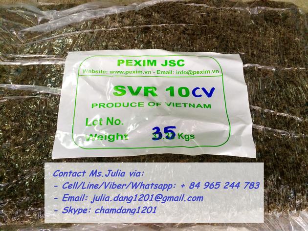 Natural rubber SVR 10CV