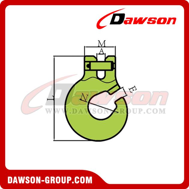 G100 Grade 100 Clevis Forest Hook