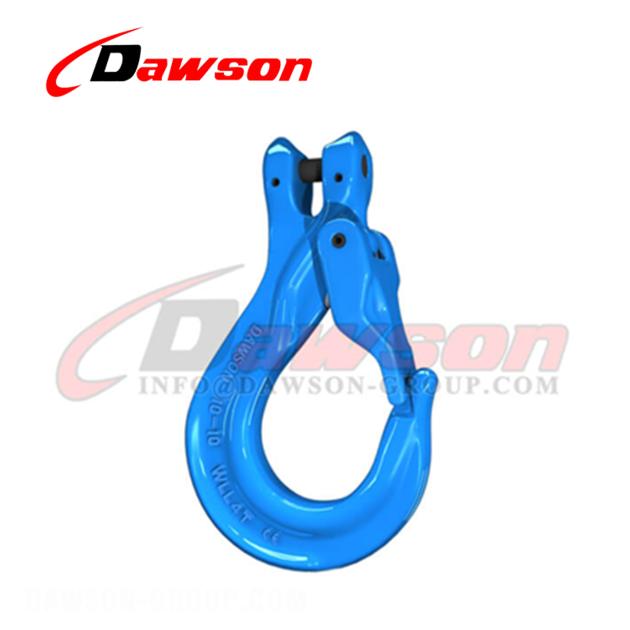 DAWSON Grade 100 Clevis Sling Hook with Cast Latch for Chain Slings