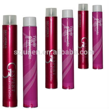 Empty Aluminum Hair Dye Packaging Tube